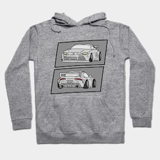 drift car racing era Hoodie